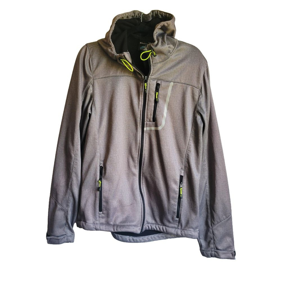 Men's Snötek Gray Full Zip Jacket Size M